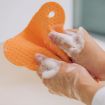 Absorbent Wood Pulp Cotton Rag Kitchen Cleaning Cloths - Random Color - 3
