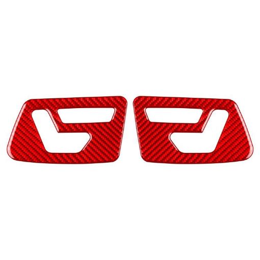 Mercedes-Benz G-Class W463 Seat Adjustment Sticker Set (Red) - 2pcs - 1