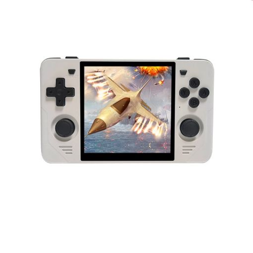 POWKIDDY RGB30 4" IPS Handheld Game Console WiFi Bluetooth 80GB White - 1