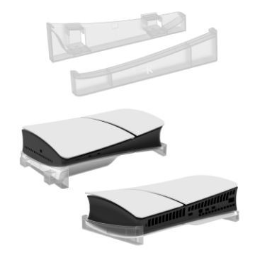 PS5 Slim JYS-P5189 Console Stand Digital/Optical Drive Transparent - 1