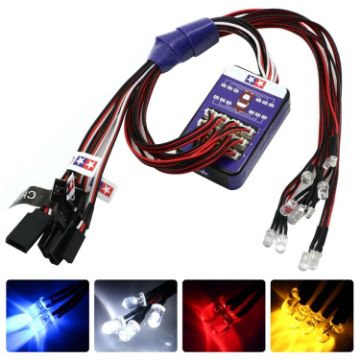 RC Car 12 LED Lighting Kit for 1/10 Scale Models - Steering & Brake - 1
