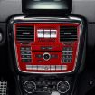Mercedes-Benz G-Class W463 Multimedia Panel Sticker Set - Black (2pcs) - 8