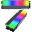 COOLMOON CM-M2A M.2 2280 SSD Cooler 5V ARGB Heatsink Gray - 9