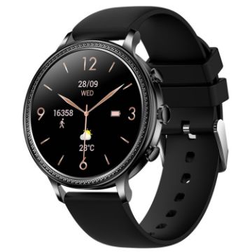 V60 1.39" Waterproof Bluetooth Call Smart Watch - Health Monitor, Black - 1