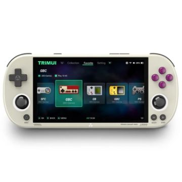 Trimui Smart Pro 4.96" IPS Handheld Game Console 64G Linux (Grey) - 1