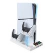 PS5 Slim iplay HA-8006 Cooling Dock & Dual Charging Stand (White) - 2
