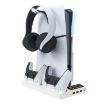 PS5 Slim iplay HA-8006 Cooling Dock & Dual Charging Stand (Black) - 4