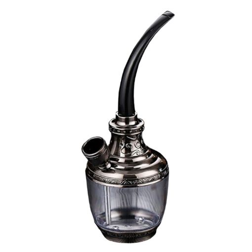 HENGDA HD-806 Dual Purpose Multifunctional Hookah with Long Hose - Black - 1
