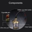 HENGDA HD-806 Dual Purpose Multifunctional Hookah with Long Hose - Black - 5