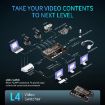 FEELWORLD L4 Video Mixer Switcher 10.1" Touch Screen USB 3.0 (US Plug) - 3