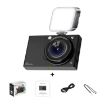 64MP HD CCD Digital Camera with WiFi, Black + Fill Light - 1
