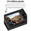 64MP HD CCD Digital Camera with WiFi & Headphone Cable - Black - 3