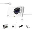 64MP HD CCD Digital Camera with WiFi, White + Headphone Cable - 1