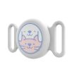 AirTag Pet Collar Locator Case - Waterproof Silicone Cover (White) - 1
