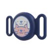 AirTag Pet Collar Locator Case - Waterproof Silicone, Deep Blue - 1