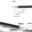 2m BNC Male to UHF Male RG58 Adapter Cable - 4