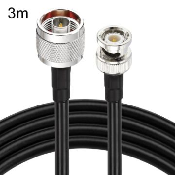 3m N Male to BNC Male RG8X RF Coaxial Cable for Reliable Connection - 1