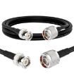 3m N Male to BNC Male RG8X RF Coaxial Cable for Reliable Connection - 2