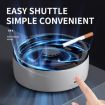 Rechargeable Ashtray Air Purifier - Remove Smoke Odor (White) - 4