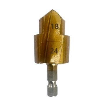 Hexagonal Shank PPR Step Drill Bits Leak Repair & Connecting Tools #25 - 1