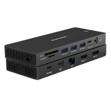 Blueendless 12-In-1 Docking Station: Dual 8K HDMI+DP, 10Gbps Splitter - 1