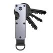 Compact Gray Metal Key Organizer Key Chain Holds 2-6 Keys - 1