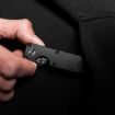 Compact Blue Forged Carbon Key Organizer - Holds 2-6 Keys - 5