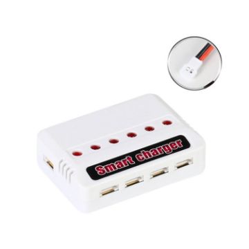 Drone USB Charger for 3.7V Lithium Battery, White XH2.54 Port - 1