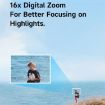 DC202L 2.8" 4K HD 16X Zoom Digital Camera SLR, Brown, US Plug - 8