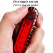 USB Rechargeable White Bicycle Tail Light - Mountain Bike Night Lamp - 4