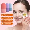 Green Silicone Wave Pattern Ice Cube Mold for Facial Beauty Massage - 2