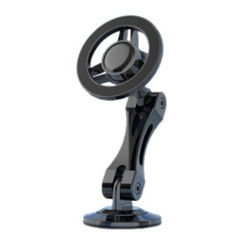 MagSafe Car Magnetic Rotating Adjustable Phone Holder - Black - 1