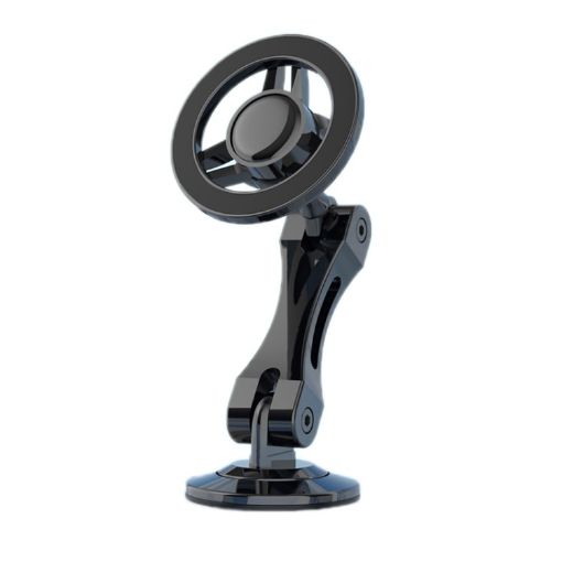 MagSafe Car Magnetic Rotating Adjustable Phone Holder - Black - 1