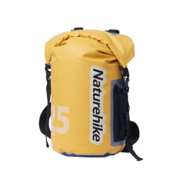 Naturehike 25L Yellow Waterproof Bag Dry Wet Separate Outdoor Pack - 1