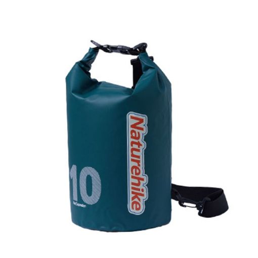 Naturehike 10L Green Waterproof Bag - Dry Wet Separate Shoulder Pack - 1