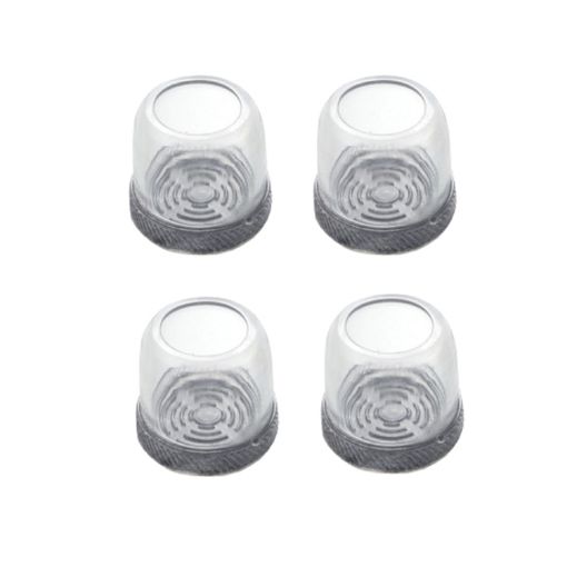 Large Round Transparent Table & Chair Leg Covers - 4pcs Set, Non-Slip, Quiet - 1