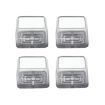 Thickened Wear-Resistant Table & Chair Leg Covers - 4pcs Set, Large Rectangular - 1