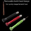 5 In 1 Aluminum Alloy Screwdriver for Cell Phone Repair (Black) - 5