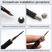 5 In 1 Aluminum Alloy Screwdriver for Cell Phone Repair (Black) - 7