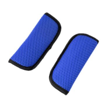 Blue Car Seat Belt Shoulder Pad Holder for Child Safety - 1