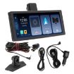 Bluetooth Car DVR Monitor with Carplay/Android Auto, Display + Camera - 2
