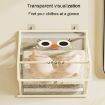 Foldable Waterproof Bathroom Hanging Bag with Lid - Large Beige - 6