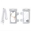 Waterproof Mobile Phone Bag IPX8 30m with Suction Cup & Hooks (White) - 1