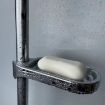 Glossy Bathroom Shower Soap Holder - Drainage Organizer for Home - 5