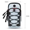 Reflective Black Cell Phone Arm Bag for Outdoor Sports & Fitness - 2