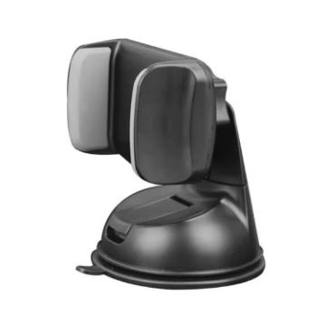 Dashboard & Desktop Suction Cup Mobile Phone Holder - Black Gray - 1
