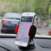 Dashboard & Desktop Suction Cup Mobile Phone Holder - Black Gray - 9
