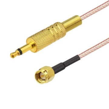 100cm SMA Male to 3.5mm Male RG316 Coax RF Cable 50ohm Low Loss - 1