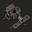 Antique Style Door Clip Buckle Set - 5pcs, Red, With Screws - 3