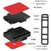 Transparent Automotive Removable ETC Slide Bracket Car Anti-Drop Holder - 3